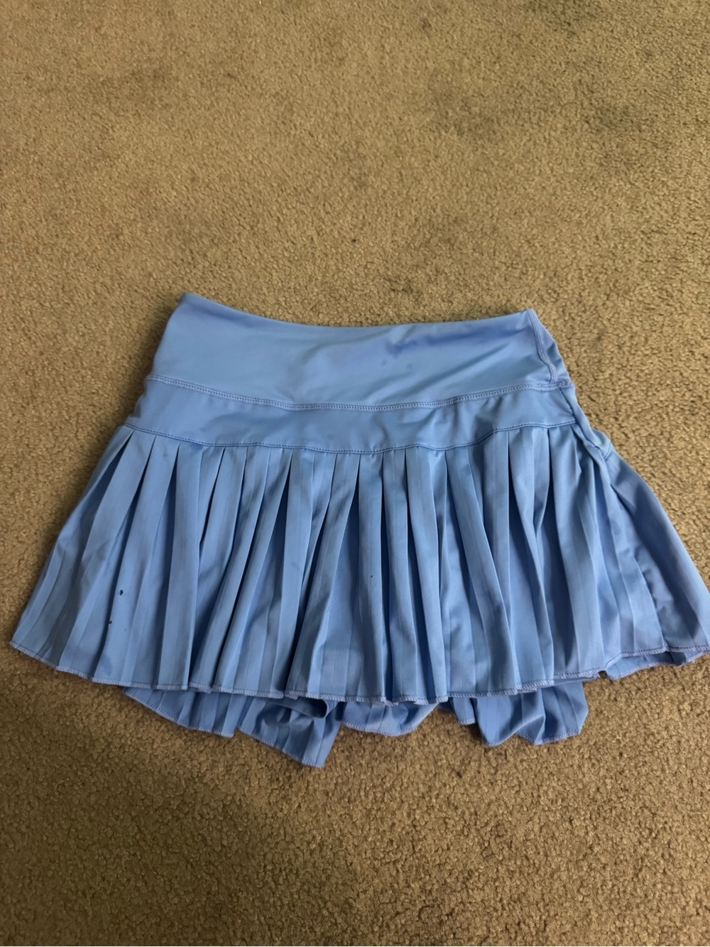 Goldhinge Light Blue Pleated Tennis Skirt